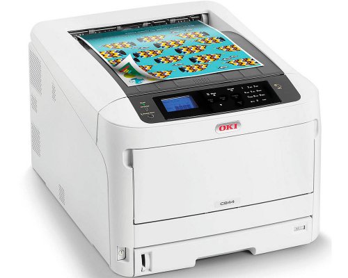 OKI C844dnw A3 Farb-Laserdrucker (Duplex, WLAN, NFC, Airprint, 36 A4-Seiten pro Minute)